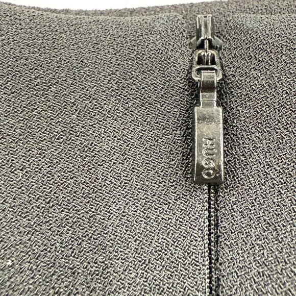 Hugo Boss Womens Black Belted Skirt Size 6 Elegant & Timeless - Picture 8 of 12